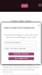 Mobile Screenshot of onegirlcan.com